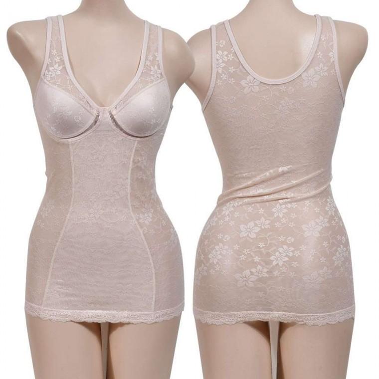 아쿠아 몰드 치마올인원 체형보정속옷 원피스속옷 올인원속옷
