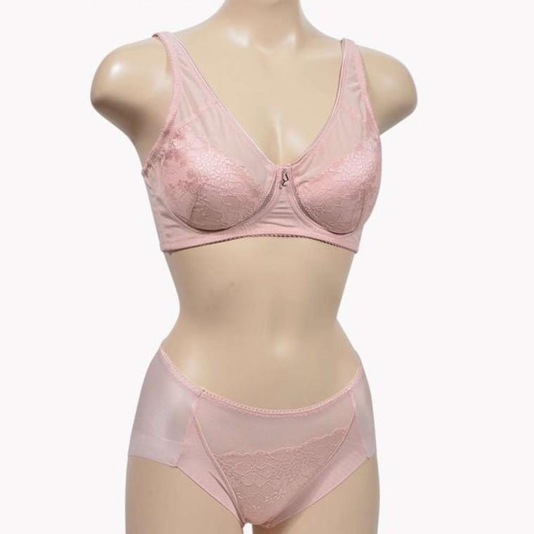 노와이어 B컵 브라팬티세트 노와이어볼륨브라 편한여자속옷 노와이어브라세트