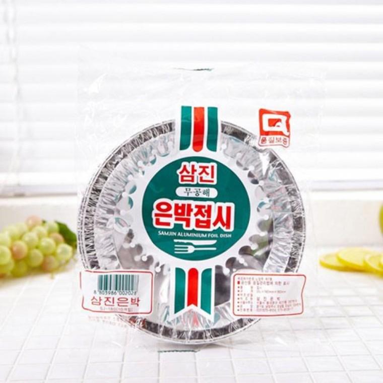 삼진 은박접시(180) 10개입