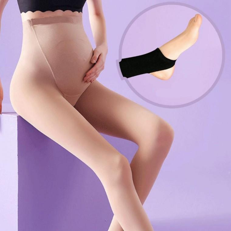 임산부 와이드 깔끔한 레깅스 일반 1P 복부 절개선 소프트한 스타킹 만삭