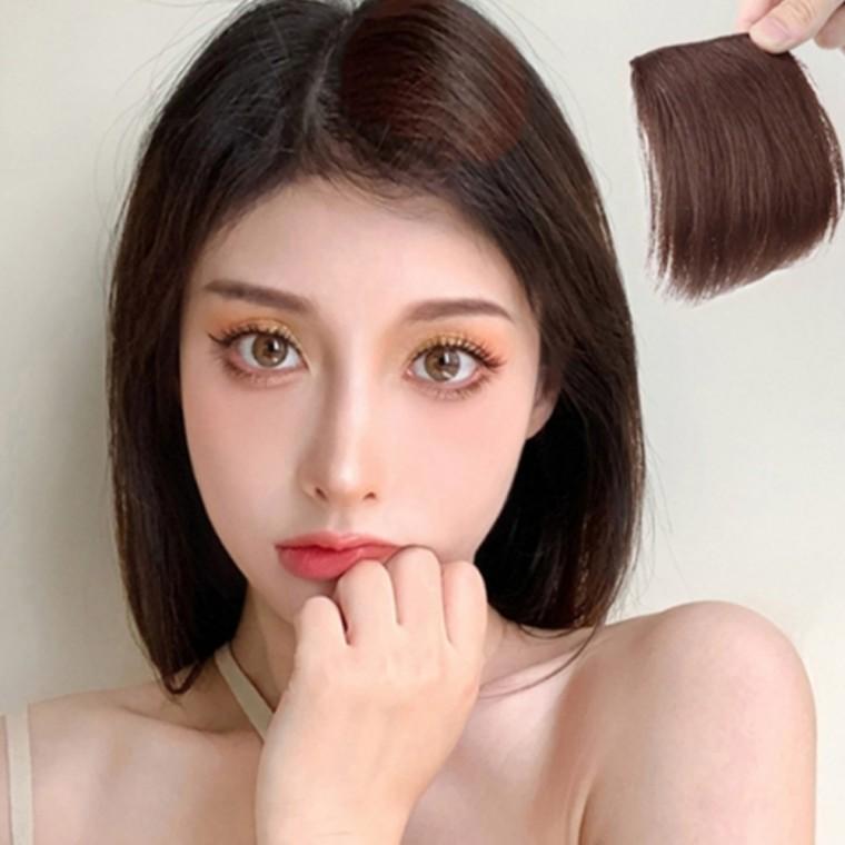 언니네 가발 볼륨업 부분가발 헤어피스 브라운 자연스러운 머리숱