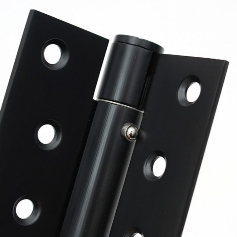 스톱 도어 클로저 경첩 100mm 블랙 교체용경첩 자동닫힘경첩