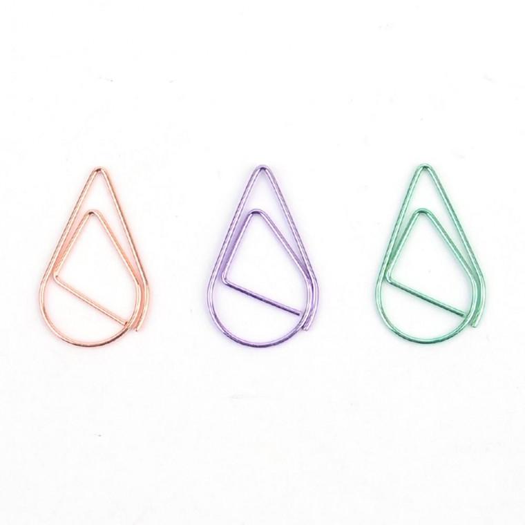 50P 디자인 클립 디자인클립 컬러클립 사무용클립 서류클립 서류집게 클립집게 서류철