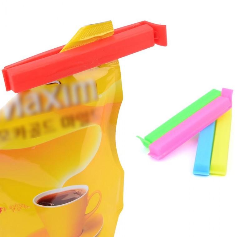 5p 위생 봉지집게 봉지집게 밀봉집게 밀봉클립 밀봉기 봉지클립
