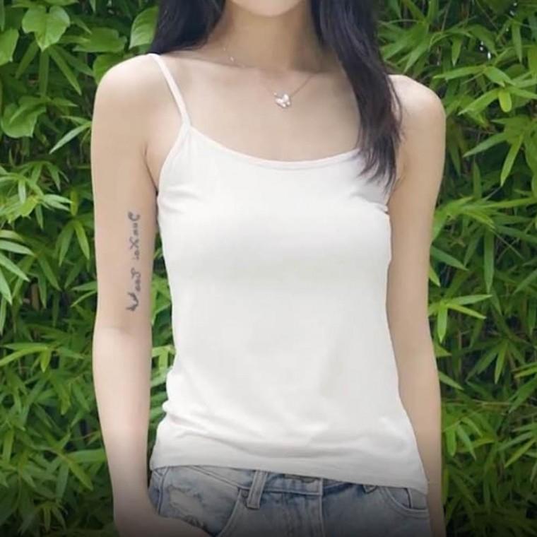 끈나시 여자속옷 코튼 모달 민소매 언더웨어