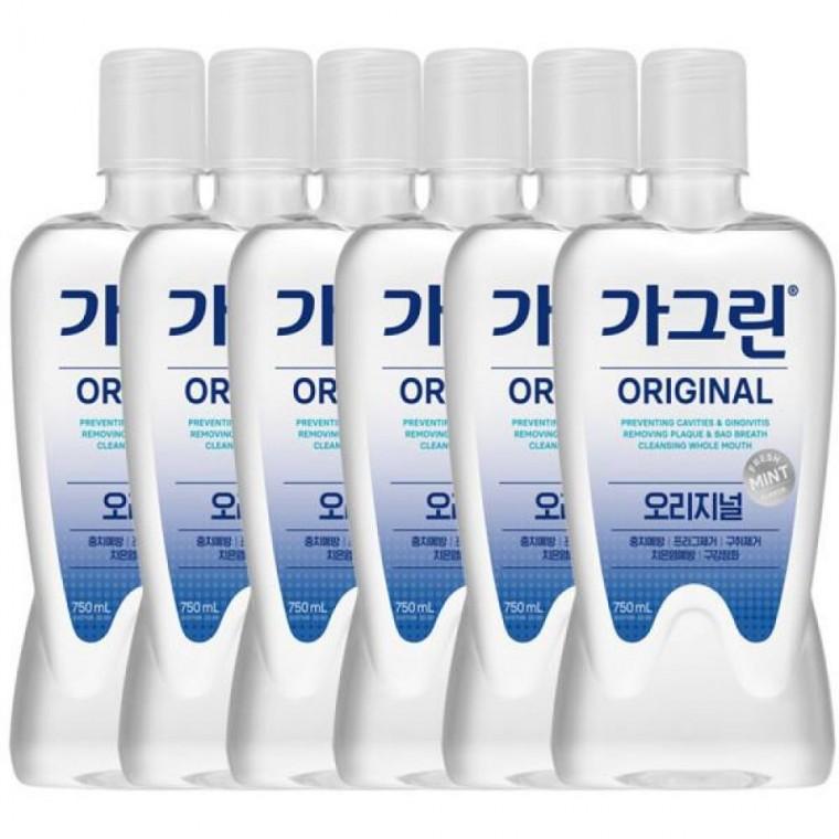 가그린 오리지날 구강청결제 750ml x 6개+100ml