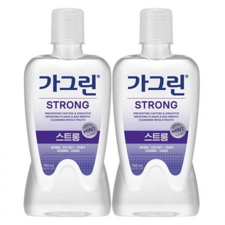 가그린 스트롱 구강청결제 750ml x 2개