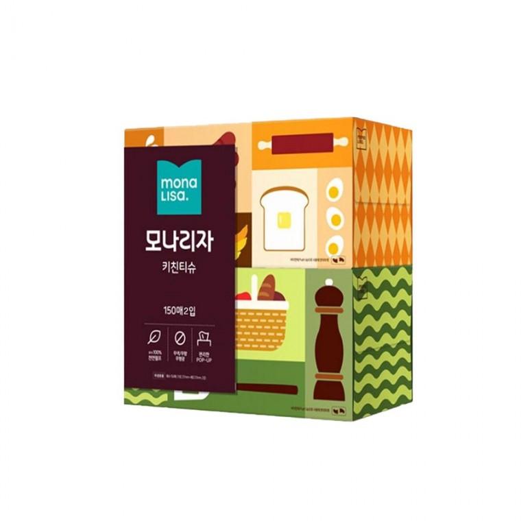 모나리자 뽑아쓰는 키친타올 150매 2입