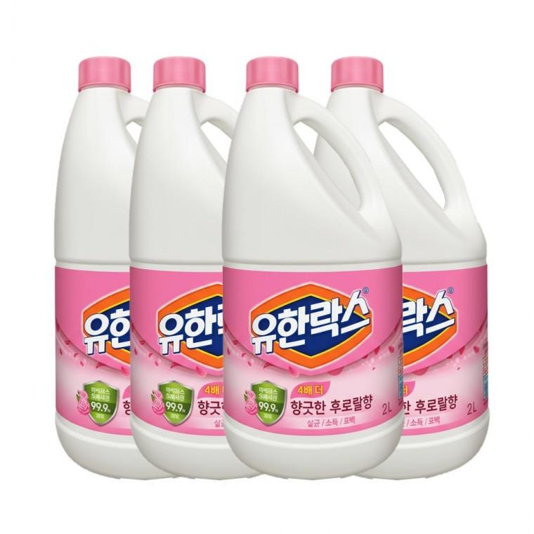 유한락스 후로랄 2Lx4개
