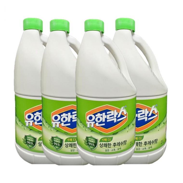 유한락스 후레쉬 2L x 4개