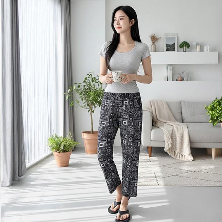레이런 아이스쿨 지퍼포켓 9부 일자바지 SD-262040