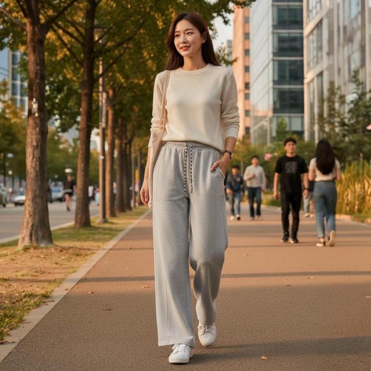 카야크 사이드 핀탁 와이드바지 SD-260511