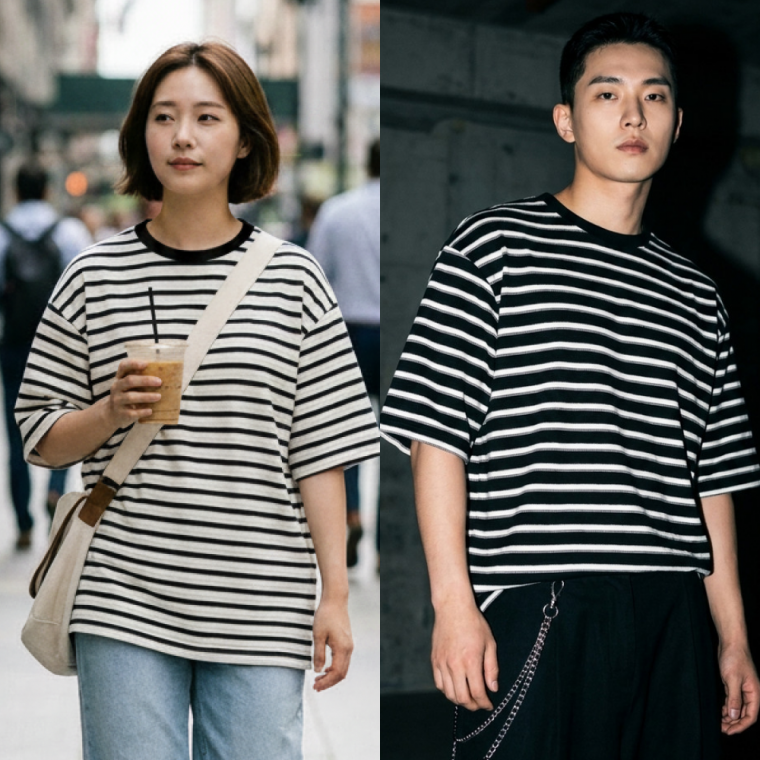 남자반팔티 두꺼운 쿨링 반팔티 면티 어깨넓어보이는 오버핏 티셔츠