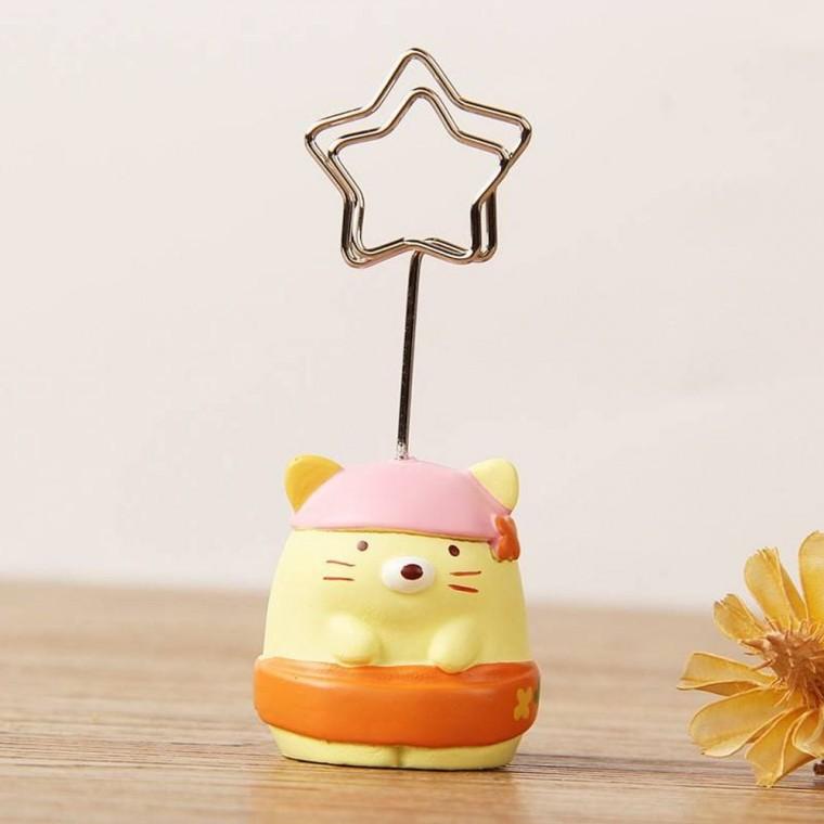 메모 꽂이 스탠드 장식 인형 가격표 사진 POP 홀더 거치대
