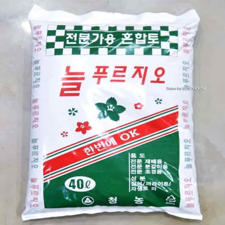 원예용흙 베란다텃밭흙 분갈이용혼합토 분갈이흙 40L