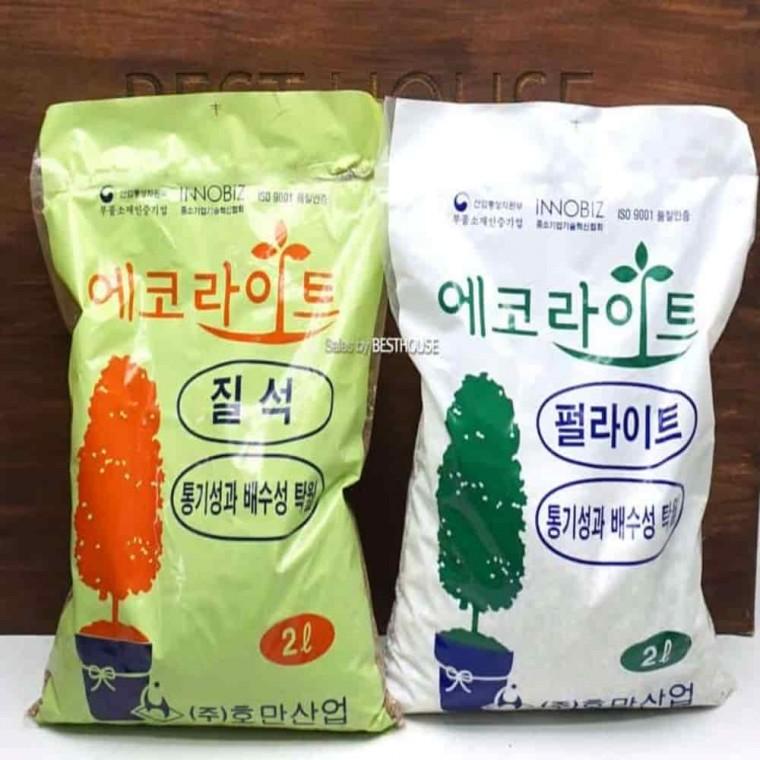 배수잘되는흙 화분흙 분갈이용흙 에코라이트 2L