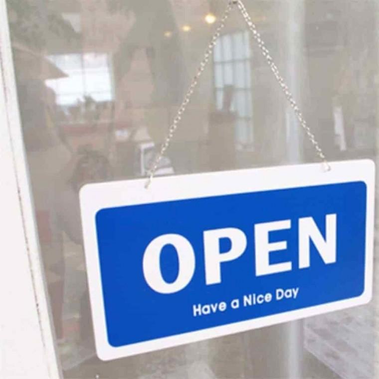 사인 OPEN CLOSED 포멕스사인걸이 매장영업안내 실내아크릴간판