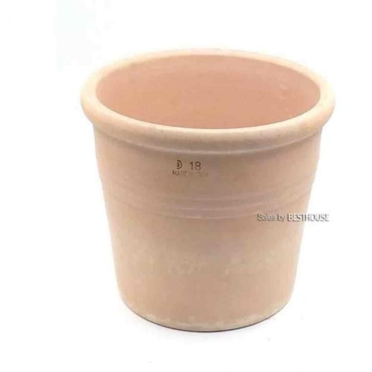 이탈리아화분 인테리어토분 이태리토분화분 토분 실린더 베이지 28x23