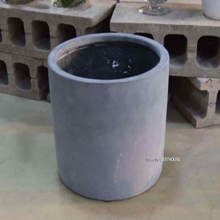 옥상화분 도자기화분 북유럽화분 FRP 화분 원통 40x40