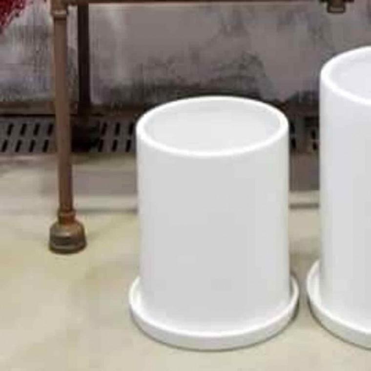 원형화분 미니화분 예쁜화분 도기화분 무광원통 18x18