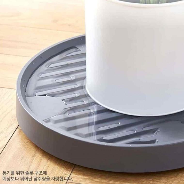거실인테리어화분받침대 바퀴화분받침대 화분이동식물받침대 화분받침 바퀴 원형 5호