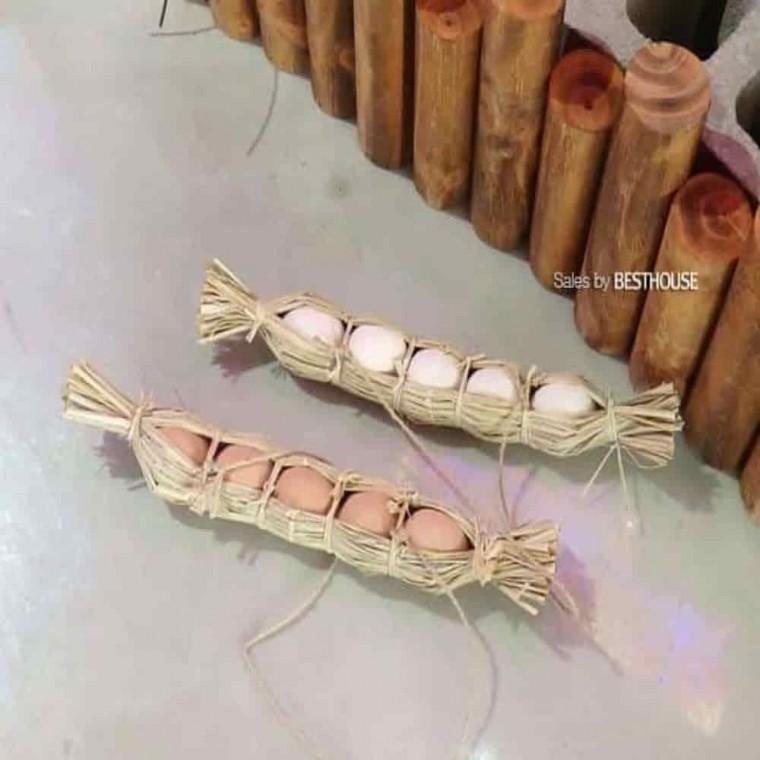 작은정원꾸미기 옥상정원인테리어 화분인테리어소품 데코 계란꾸러미