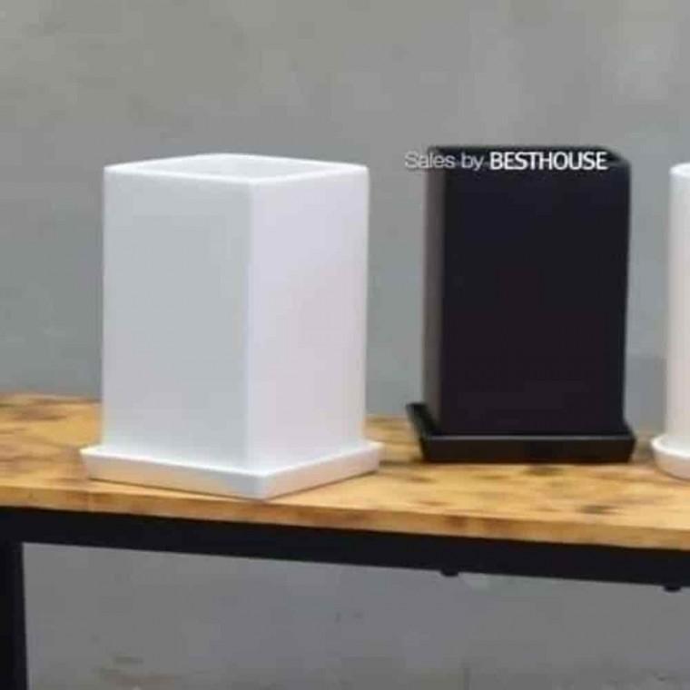 스투키화분 다육이화분 테이블야자화분 도기화분 긴원통 14x24