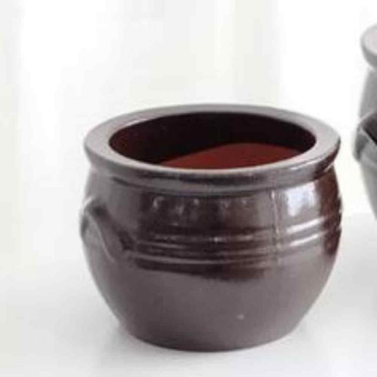 숨쉬는항아리 옥상화분 엔틱화분 옹기화분 낮은단지 15x10