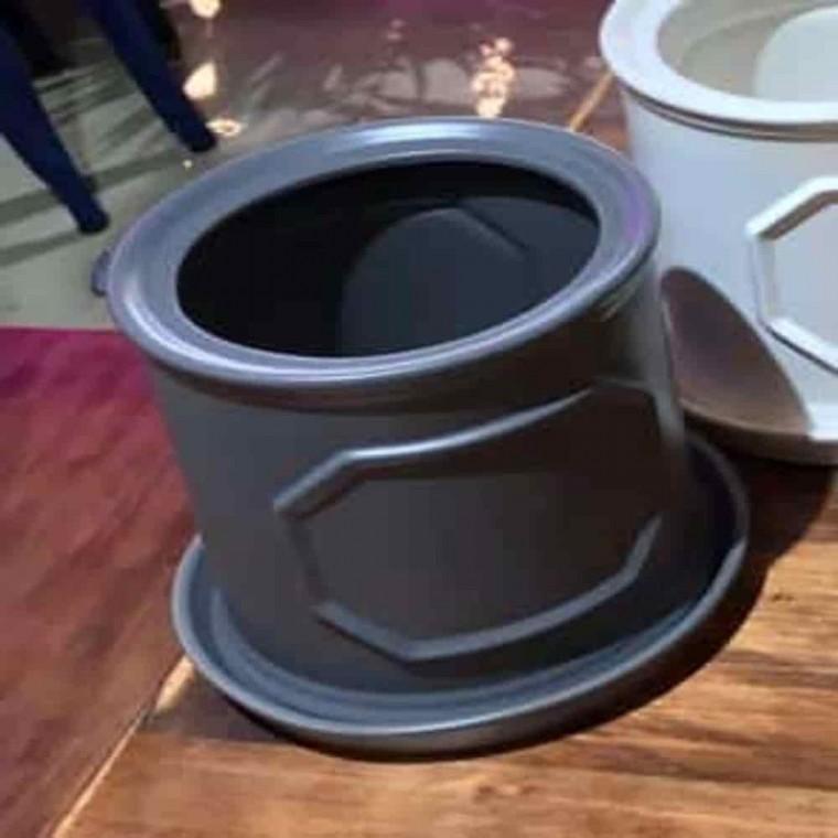 가드닝용품 거실화분 동그란화분 도기화분 몰딩 16x17