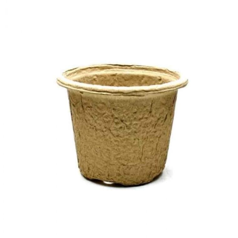 삽목트레이 식물키우기 분갈이용품 펄프 화분 원형 10cm 10p