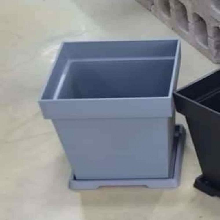 라벤더화분 높은화분 야외화분 플라스틱화분 정사각 23x23x25