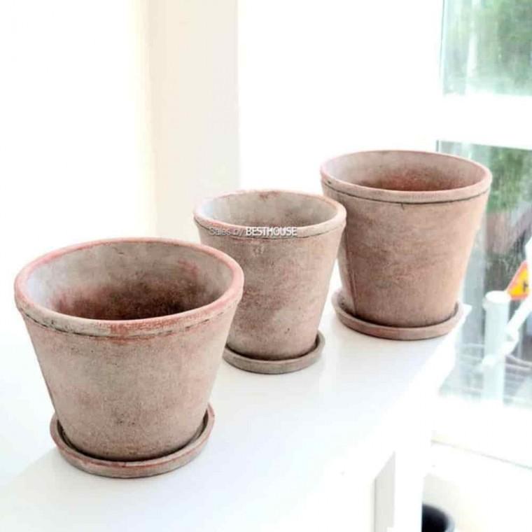 반려식물키우기 플랜테리어 빈티지화분 시멘트 화분 17x17 표준 소