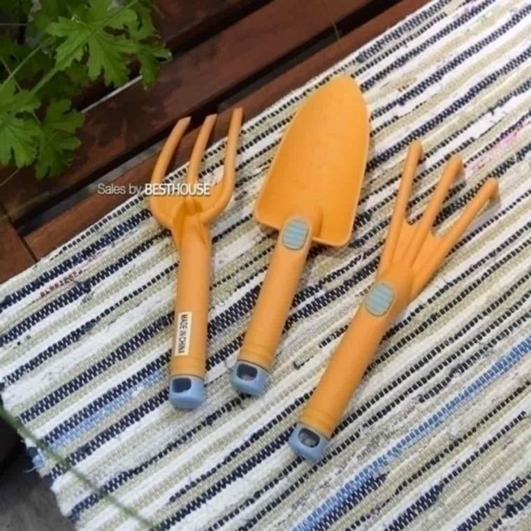 원예소품 텃밭용품 모종키우기 모종삽세트 3종 28cm