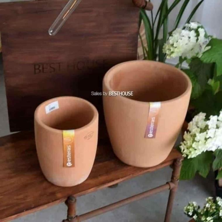 실내조경인테리어 도기화분 플랜테리어화분 토분 긴단지 2p D20 D30