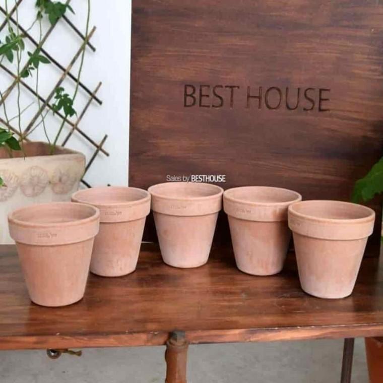 실내화분 흙화분 토기화분 토분세트 바소기본형 5p 아레나 13x11