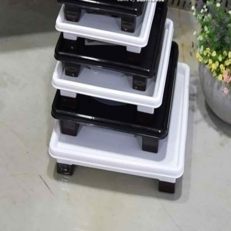 사각화분트레이 바퀴없는화분받침대 화분트레이 화분 물받침대 정사각 5호