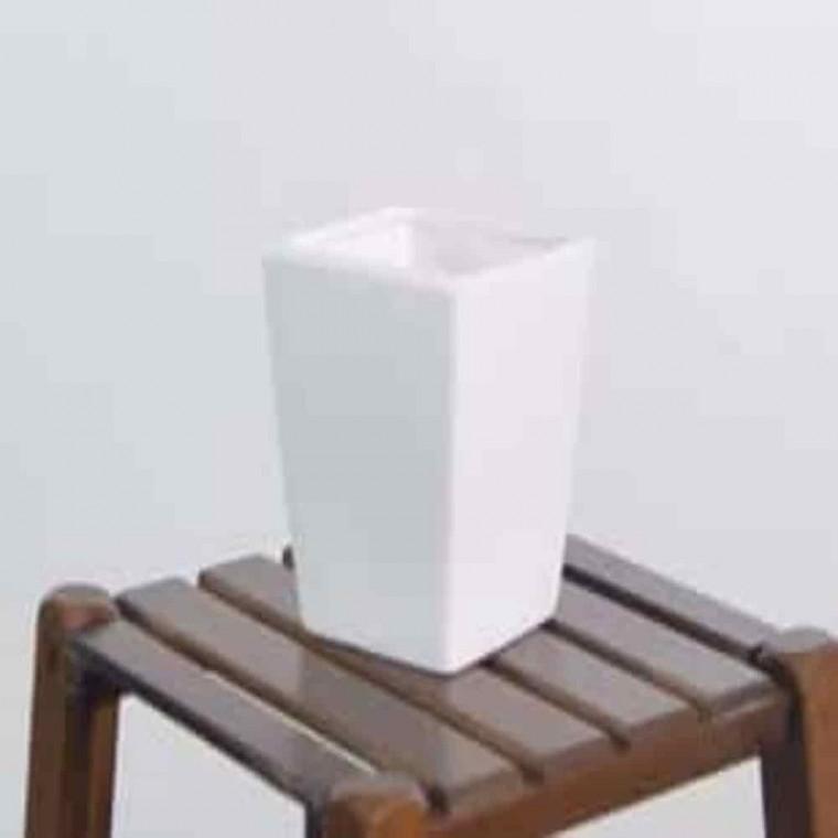 고급화분 이태리토분화분 세라믹화병 토분 사각 화이트 8x10