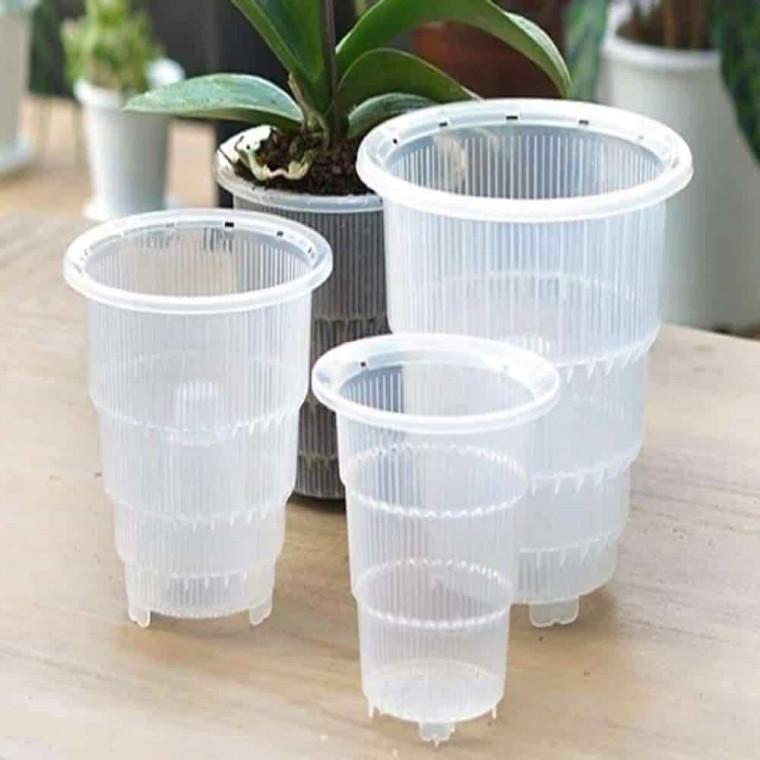 예쁜화분 난재배용포트 슬릿화분 플라스틱 타공 화분 난재배 12.5cm