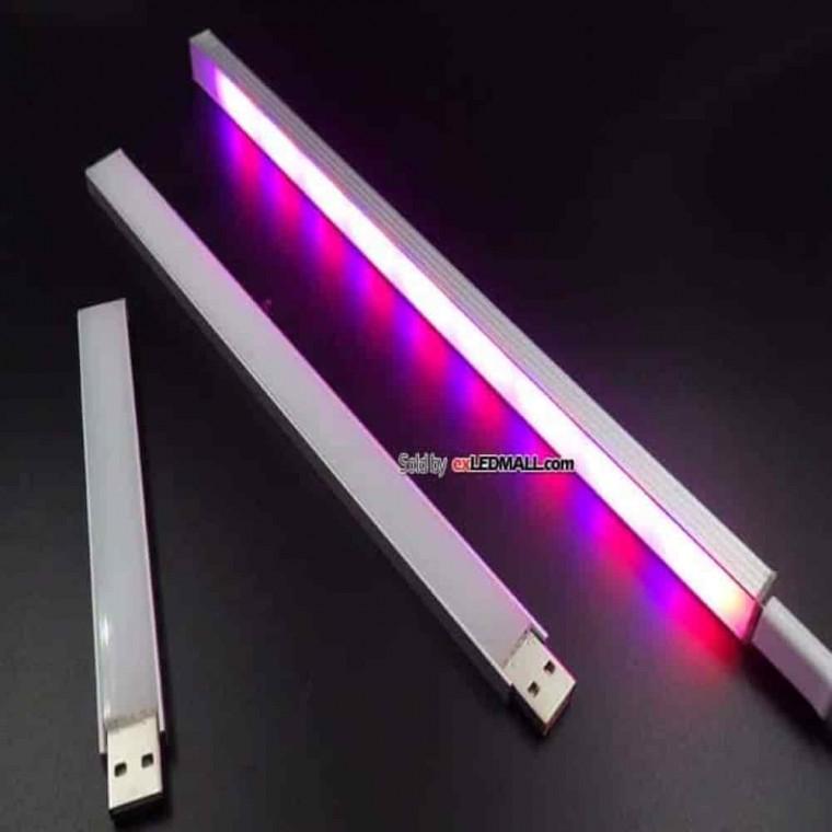식물재배기 식물재배등 식물형광등 LED식물등 4.8W USB형 21cm