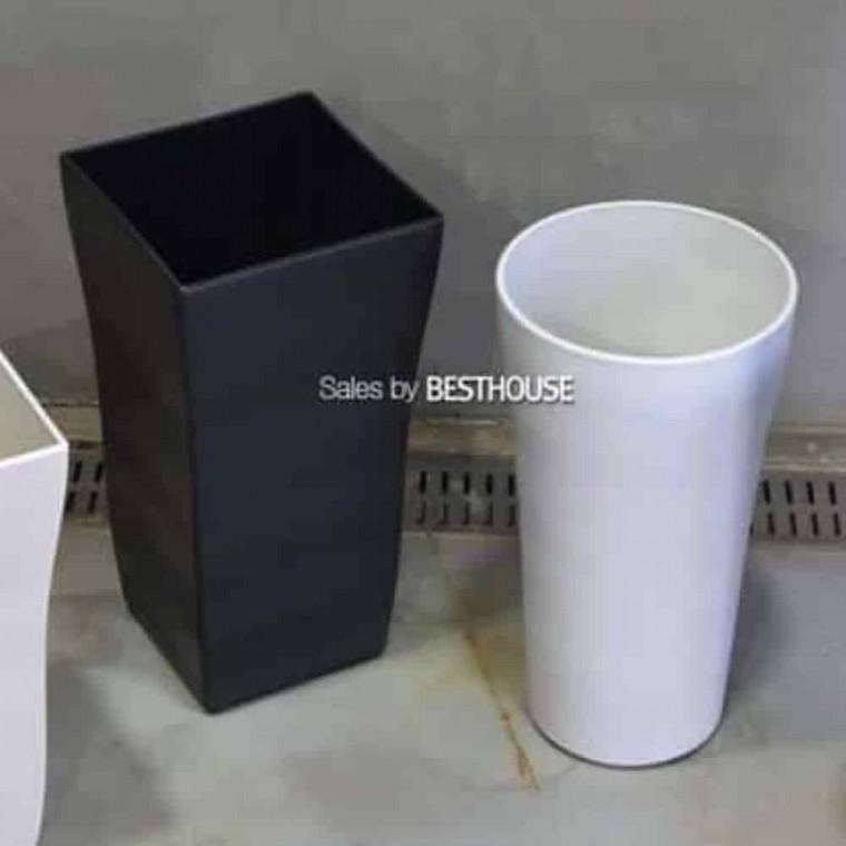 대형사각화분 테라스화분 플라스틱대형화분 플라스틱 화분 가로줄 S