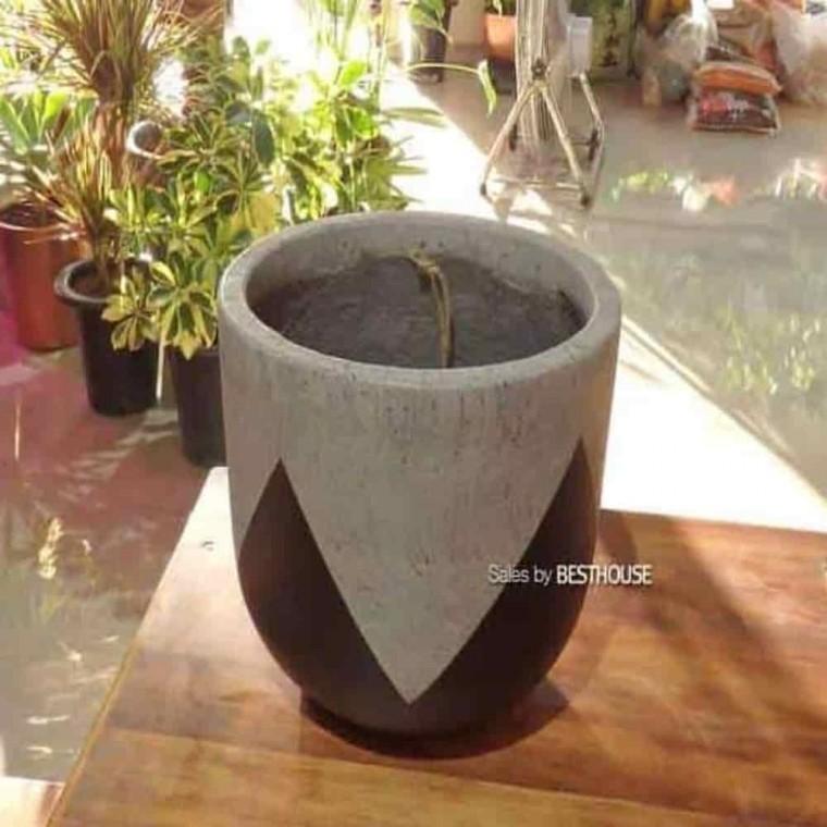 가정용화분 실내화분 사무실용화분 도기화분 원형 22x20