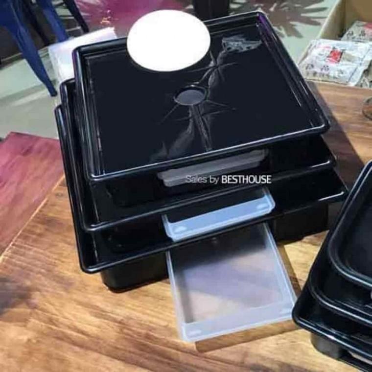 사각화분받침대 토분받침 플라스틱화분받침 화분 물받침 정사각 5호