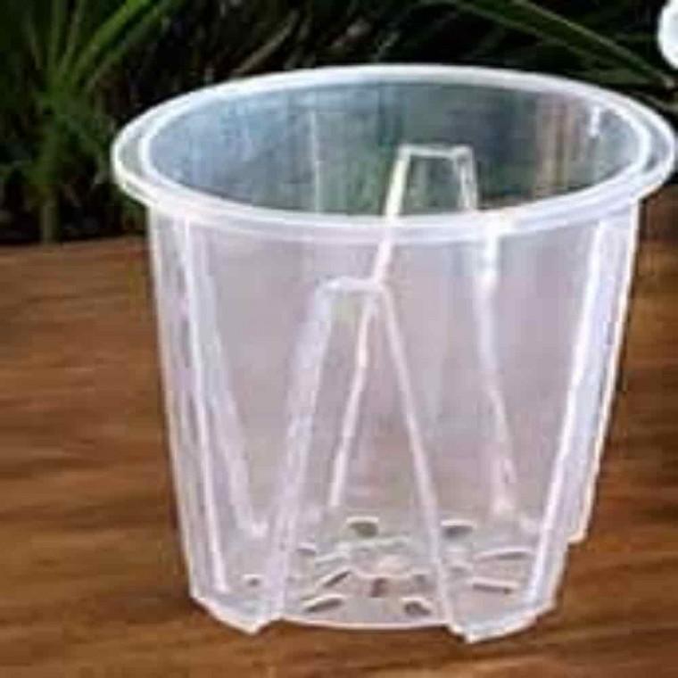 플라스틱원형화분 옥상화분 빈화분 삽목 슬릿화분 12cm
