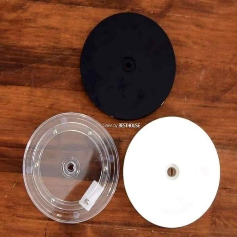 회전받침대 화분다이 꽃꽂이돌림판 회전판 플라스틱 15cm