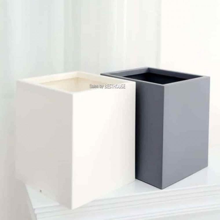 예쁜화분 스투키화분 카페인테리어화분 플라스틱화분 정사각 25x25x26