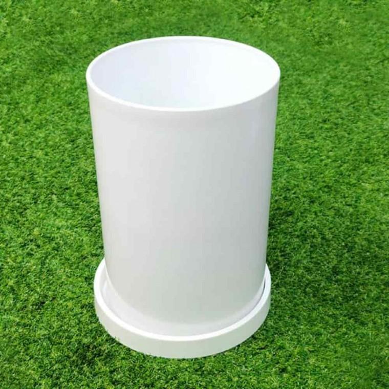개업화분 프라스틱화분 원형플분 플라스틱 화분 원통 20x30
