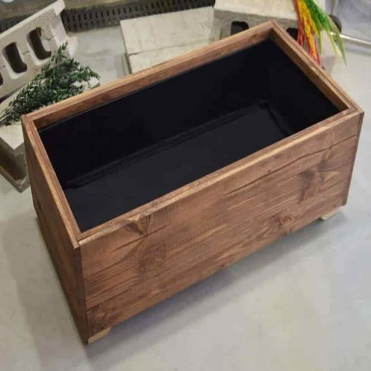 옥상텃밭만들기 텃밭상자 초대형화분 방부목 화분 90x45x32