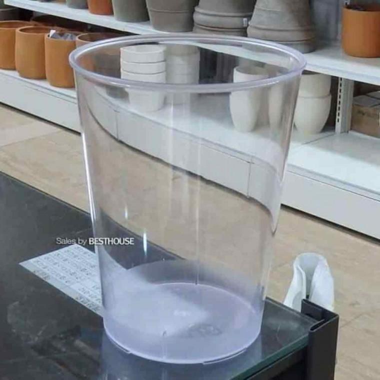 꽃꽂이물통 화분팟 화분커버 아크릴 화분 18x25