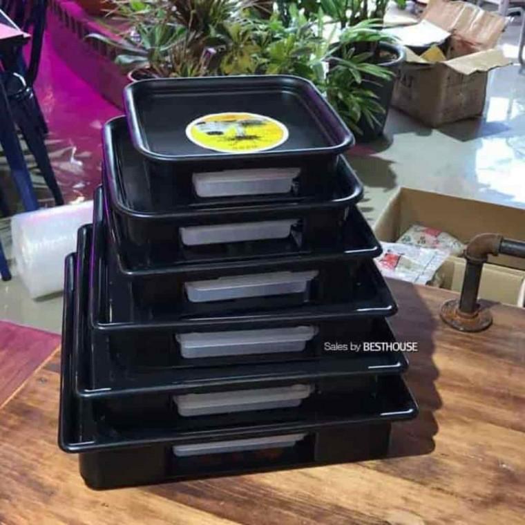 물받이받침 사각화분받침대 플라스틱화분받침 화분 물받침 정사각 4호