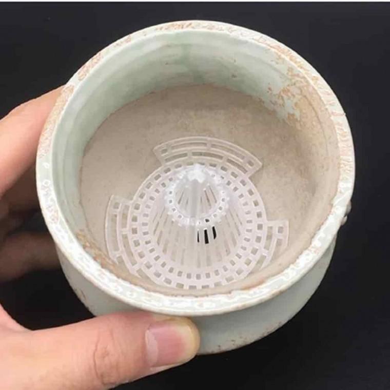화분그물망 원예용품 화분밑에까는망 분갈이망 원뿔 6cm